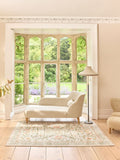 Hug Rug beige green floral paisley rug 160x230 cm, UK version