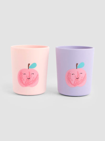 Next JoJo Maman Bébé Apples 2-Pack Silicone Toddler Cups- Buy online at McGrocer