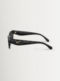 Coach black rectangle sunglasses, UK version