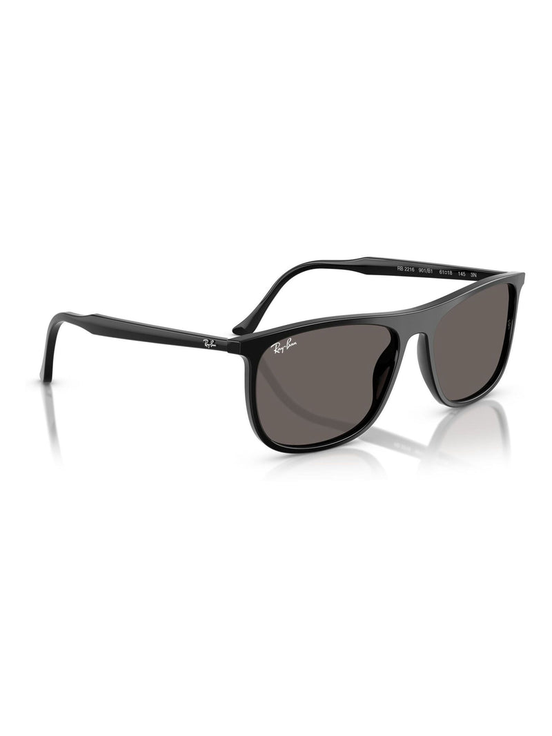 Ray-Ban black rectangle sunglasses polished acetate frame imported from the UK