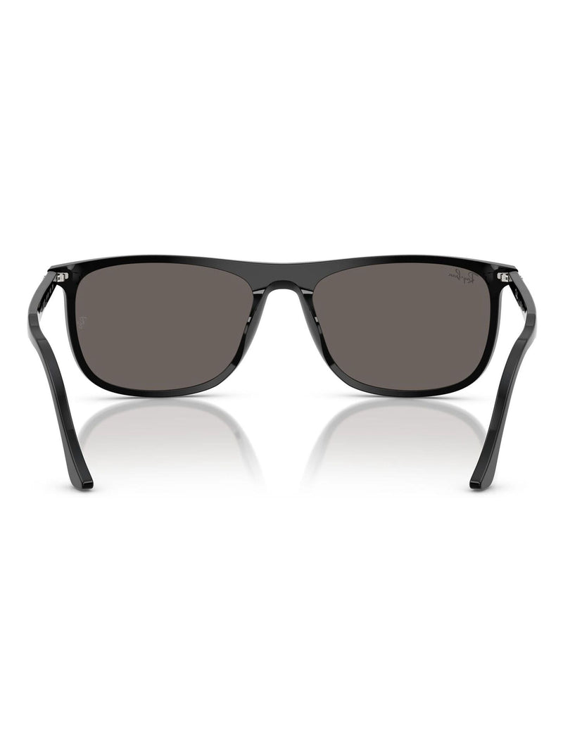 Ray-Ban black rectangle sunglasses polished acetate frame imported from the UK