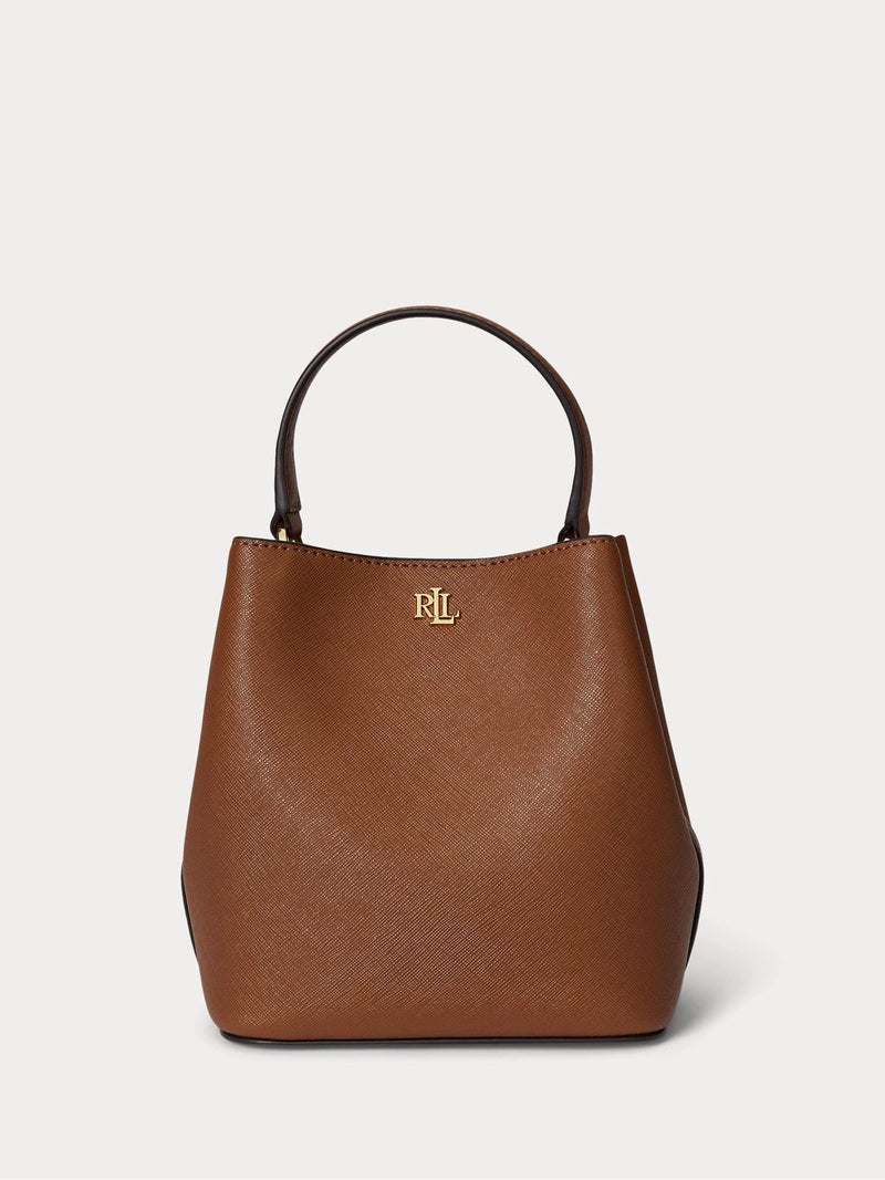 Lauren Ralph Lauren Reese crosshatch small bucket bag, UK version