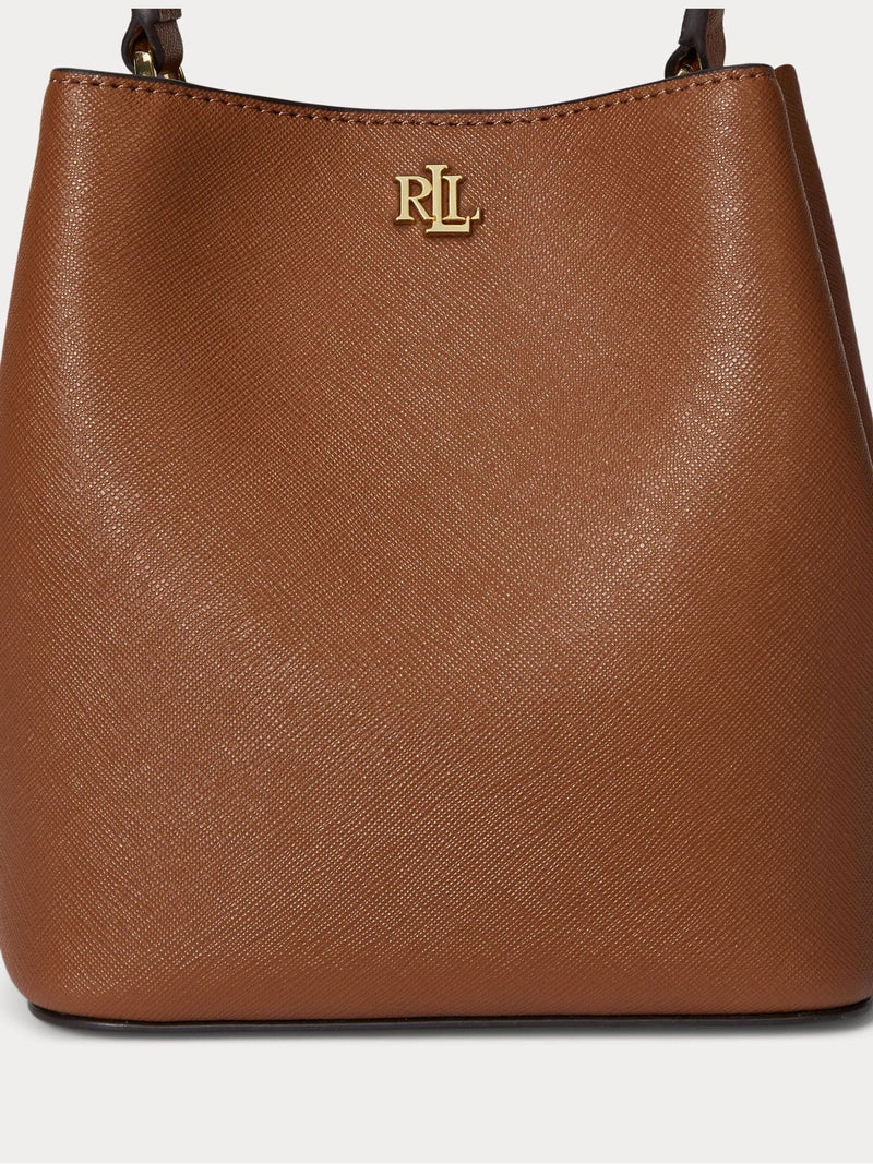 Lauren Ralph Lauren Reese crosshatch small bucket bag, UK version