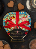 Booja Booja heart-shaped chocolate truffles Fine de Champagne - British product
