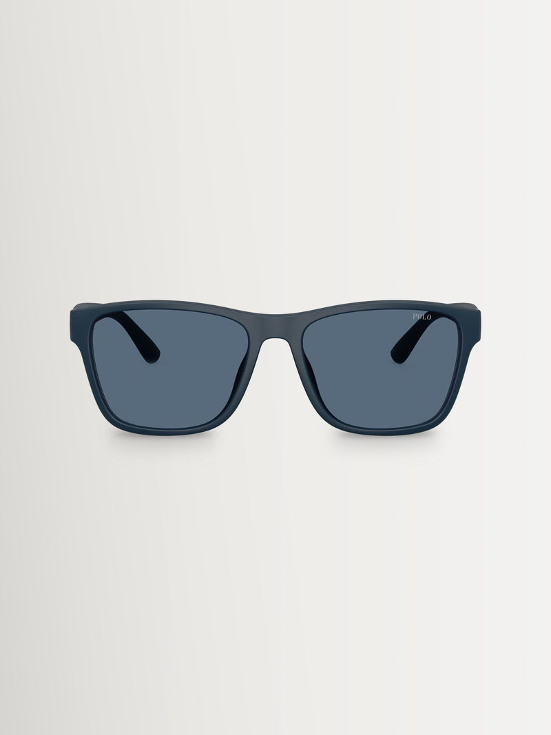 Ralph Lauren square sunglasses dark blue lenses - British product