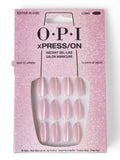 OPI press-on nails baby pink velvet long (British brand)