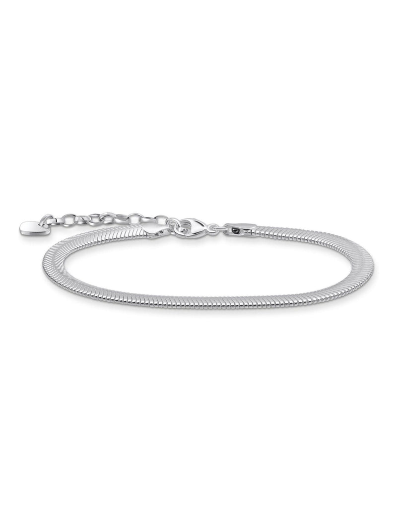 Thomas Sabo silver tone elegant snake bracelet adjustable 16-19cm (British brand)