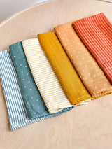 Next JoJo Maman Bébé Patterned 6-Pack Baby Muslin Cloths- Buy online at McGrocer