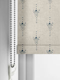 Emily Bond roller blind Fowey Blue Honor, UK version