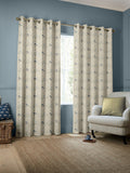 Emily Bond Steel Blue Margot curtains, imported from the UK