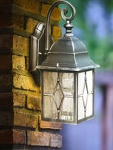 Next Searchlight Black Adeline Outdoor Wall Light- Buy online at McGrocer
