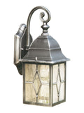 Searchlight Black Adeline outdoor wall light 33cm, imported from the UK