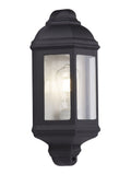 Searchlight black Andreas outdoor wall light 36cm (British brand)