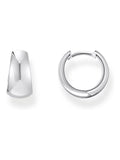 Thomas Sabo Silver Tone Trapezoidal Hoop Earrings