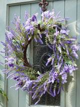 Next Dibor Purple Bellegarde Floral Wreath, 50cm- Buy online at McGrocer