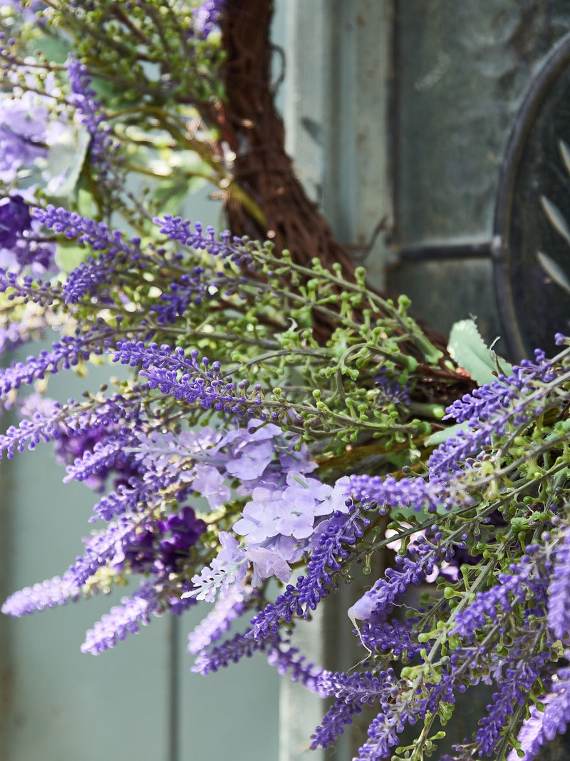 Dibor purple lavender wreath 50cm - British product