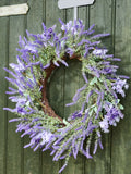 Dibor purple lavender wreath 50cm - British product