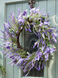 Dibor purple lavender wreath 50cm - British product