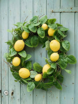 Next Dibor Green Agrumi Lemon Decorative Wreath 50cm- Buy online at McGrocer