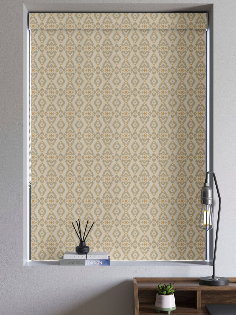 Alven Roman blind terracotta orange made to measure - British product