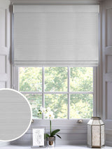 Next Dove Grey Ire Made to Measure Roman Blind- Buy online at McGrocer