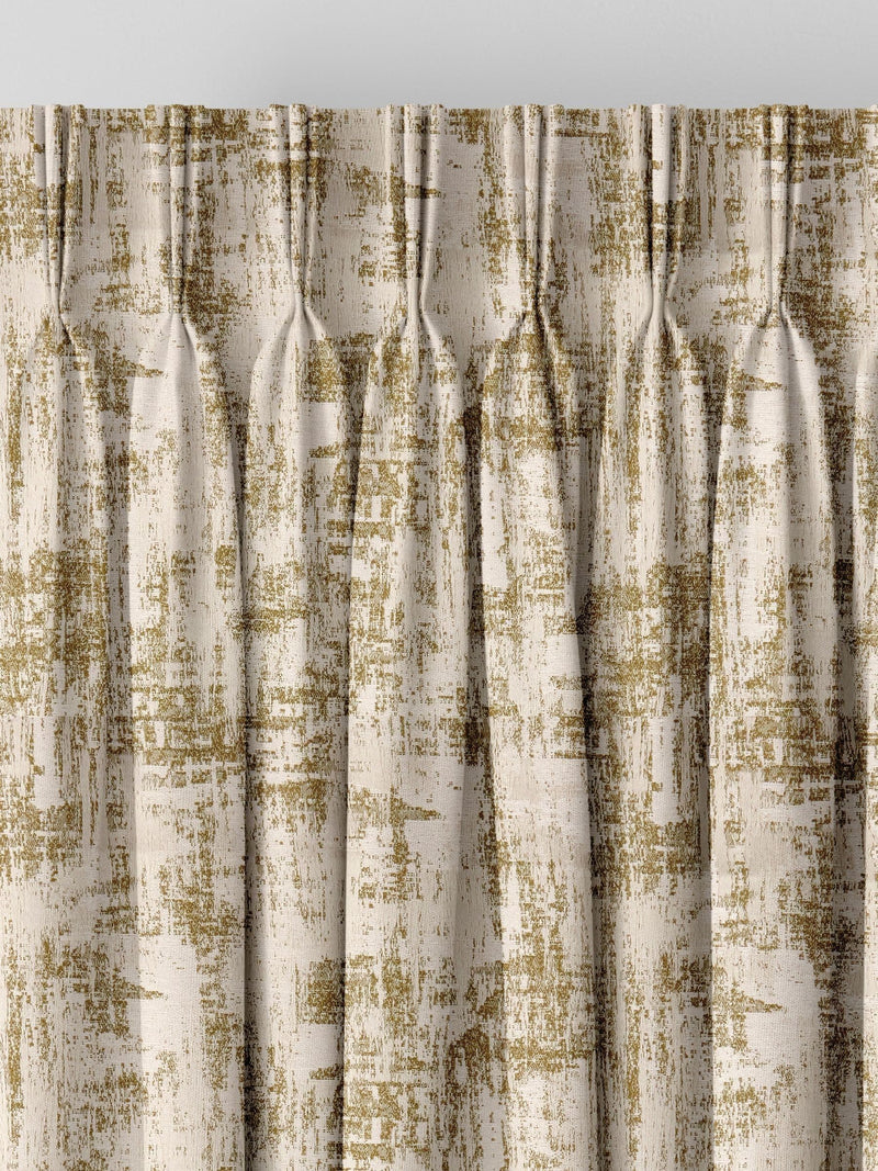 Tero ochre yellow made to measure curtains, imported from the UK