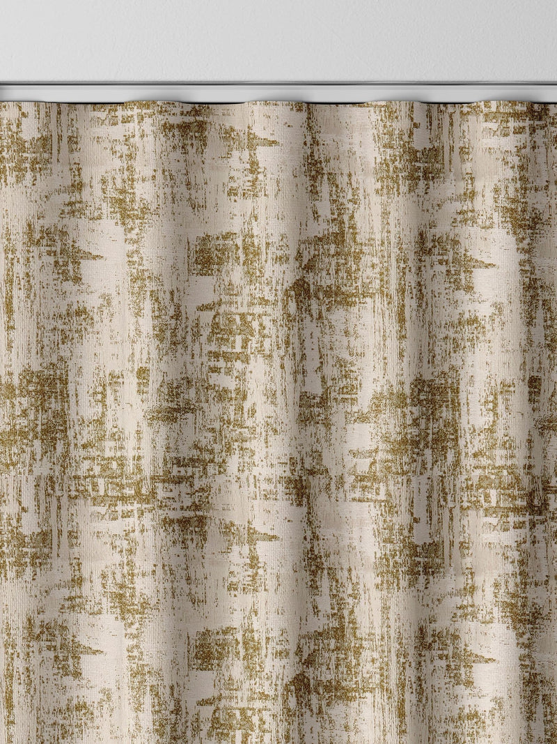 Tero ochre yellow made to measure curtains, imported from the UK