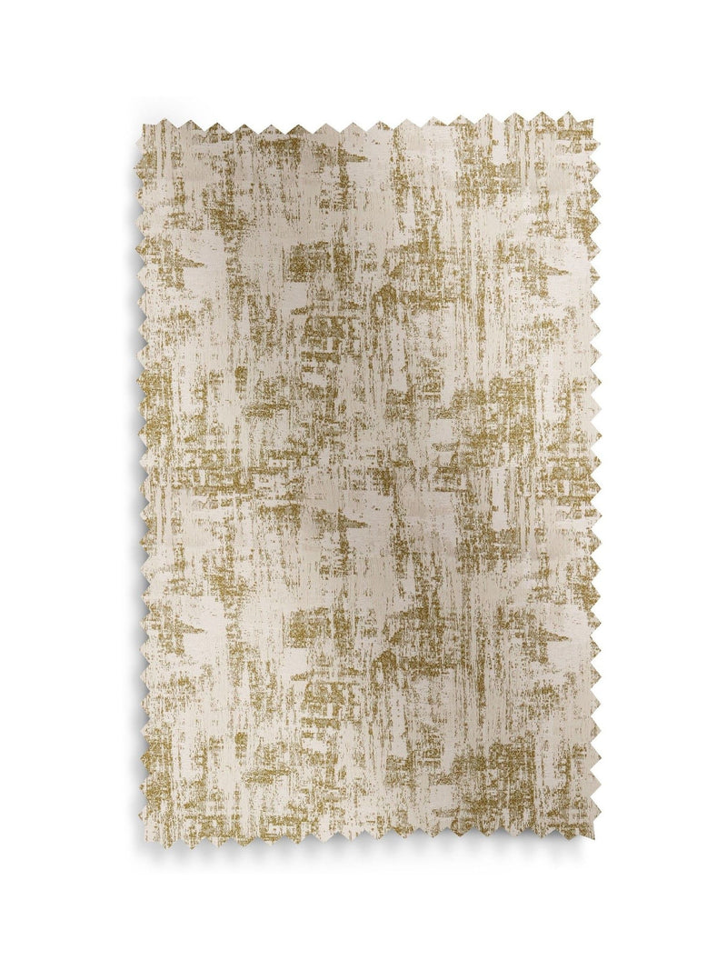Tero ochre yellow made to measure curtains, imported from the UK