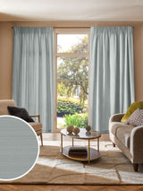 Next Silver Subtle Stripe Made to Measure Curtains- Buy online at McGrocer