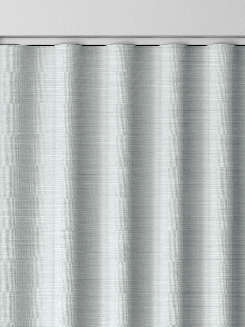 Silver Ire subtle stripe made to measure curtains, imported from the UK