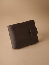 Next Chocolate Brown Signature Leather Extra Capacity Wallet- Buy online at McGrocer