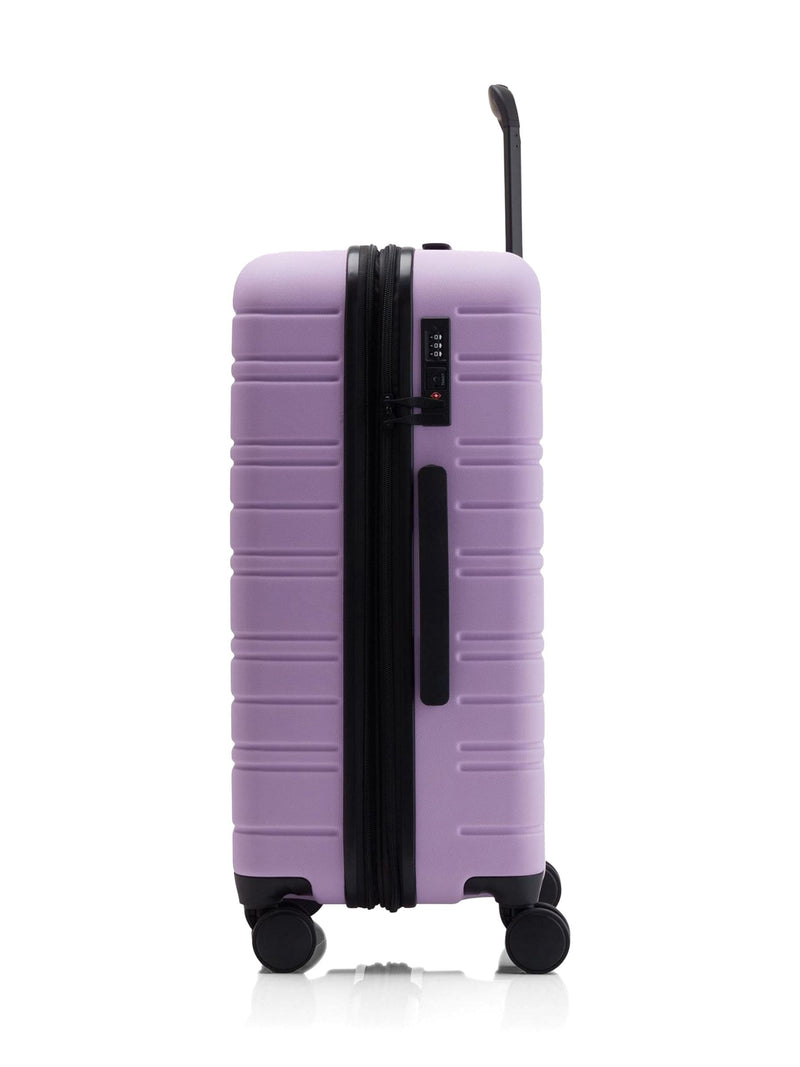 Nere Stori 65cm check-in suitcase in Mineral purple (British brand)