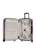 Nere Stori 65cm check-in suitcase in Mineral purple (British brand)