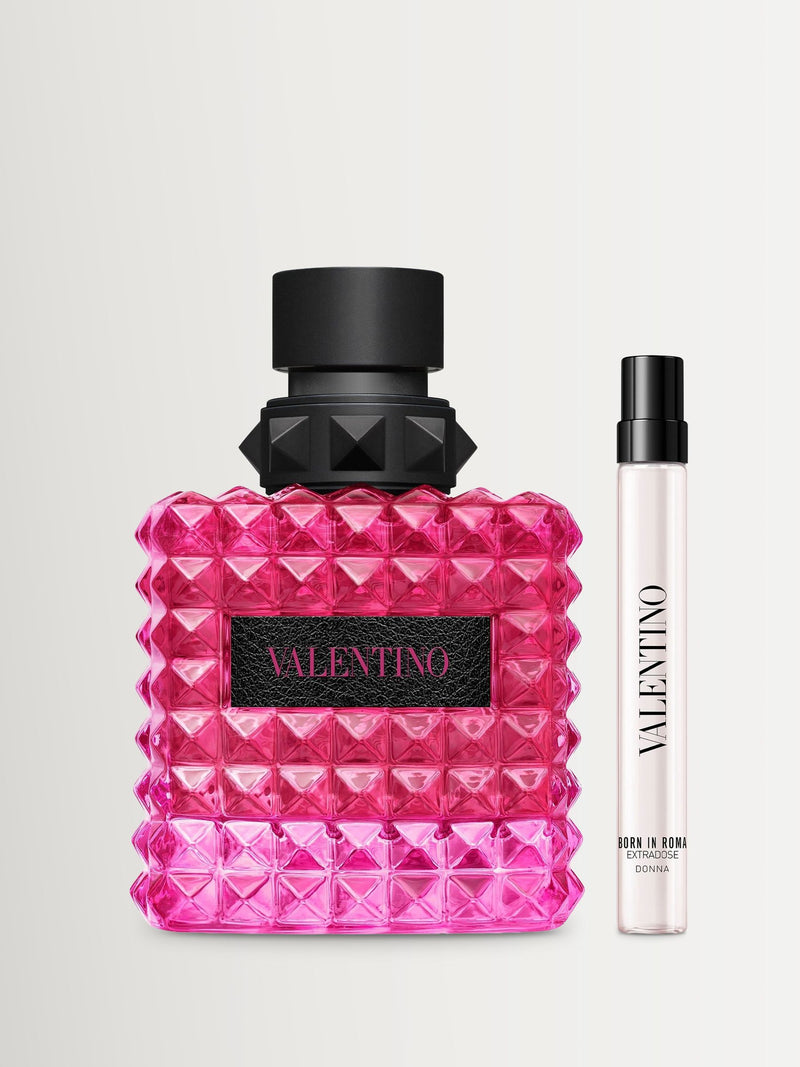 Valentino Born In Roma Extradose Donna perfume gift set 100ml and 10ml (British brand)