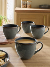 Next Set of 4 Grey Hampton Mugs- Buy online at McGrocer