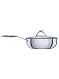 Circulon Silver C Series Steelshield Clad Chef Pan 24cm with Toughened Glass Lid And Stainless Steel Tool