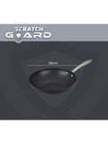 Prestige Black Scratch Guard 29cm stir fry pan, imported from the UK