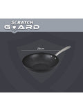 Prestige Black Scratch Guard 29cm stir fry pan, imported from the UK