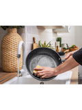 Prestige Black Scratch Guard 29cm stir fry pan, imported from the UK