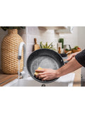 Prestige Black Scratch Guard 29cm stir fry pan, imported from the UK