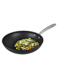 Prestige Black Scratch Guard 29cm stir fry pan, imported from the UK