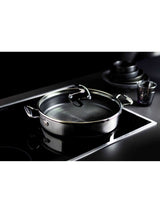 Next Circulon Silver C Series SteelShield Clad Sauteuse Pan 30cm 7L with Glass Lid- Buy online at McGrocer