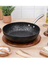Next Prestige Black Scratch Guard 29cm Aluminium Frying Pan- Buy online at McGrocer