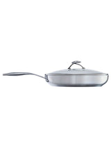 Next Circulon Silver S Series Steelshield Saute Pan with Glass Lid and Helper Handle 30cm 4.7L- Buy online at McGrocer