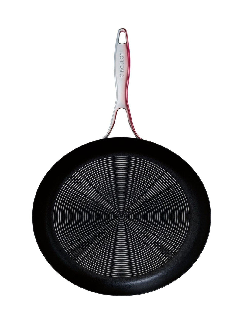 Circulon Silver S Series Steelshield sauté pan with glass lid and helper handle 30cm 4.7L - British product