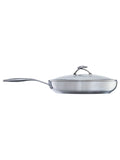 Circulon Silver S Series Steelshield sauté pan with glass lid and helper handle 30cm 4.7L - British product