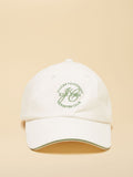 Joules Daley white cotton baseball cap, UK version