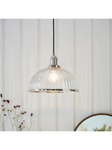 Next Gallery Home Silver Hansen Pendant Lamp- Buy online at McGrocer