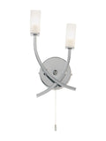 Gallery Home Chrome Havana wall light 290x135mm (British brand)