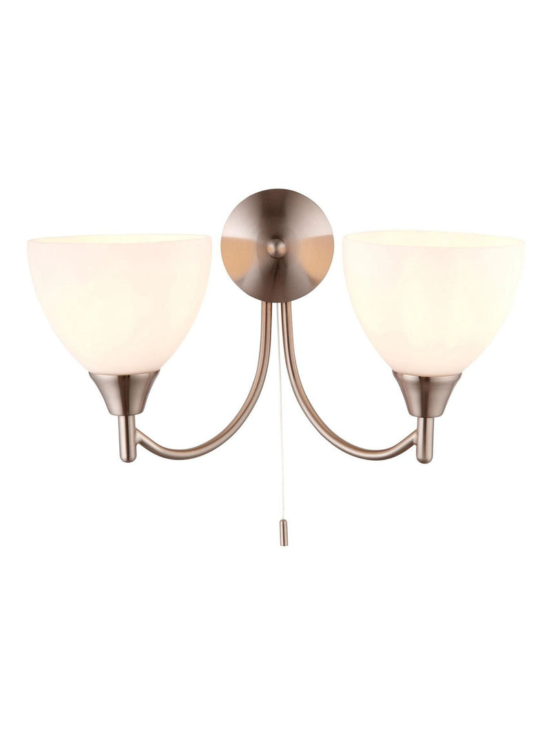 Gallery Home Brass Alder Antique twin wall light (British brand)